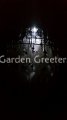 picture of SOLAR CAPIZ SHELL WINDCHIMES/CHANDELIER WHITE CAPIZ CHIMES
