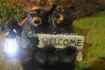 picture of BEAR COUPLE WITH SOLAR LANTERN