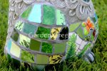 picture of LARGE OWL MOSAIC STATUE OWL MOSAIC