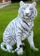 picture of WHITE TIGER STATUE WHITE TIGER FIGURINE
