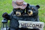 picture of BEAR COUPLE WITH SOLAR LANTERN